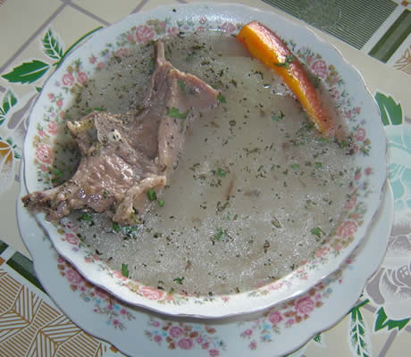 caldo de cordero de junín perú