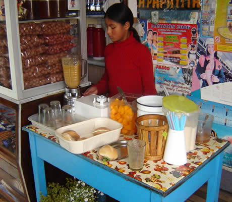 jugo de maca consumo principal de los pobladores de junín